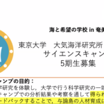 島の「なぜ？」が、研究になる。 写真