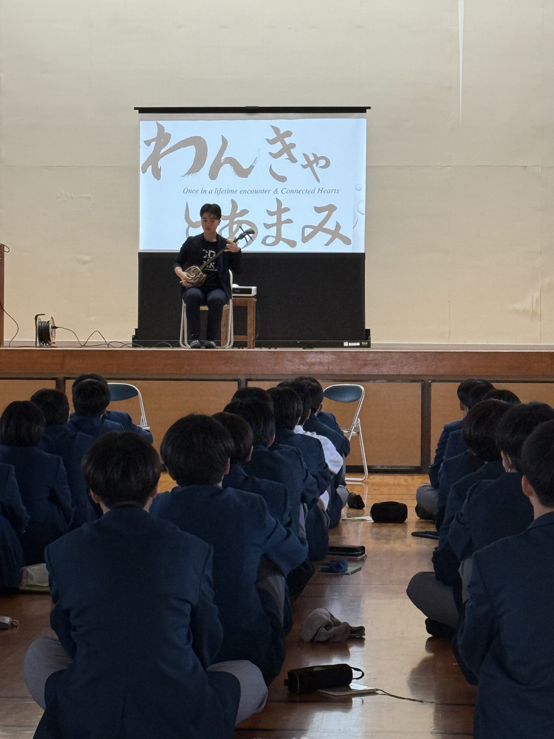 鹿児島大学学生による熱い講演会　わんきゃとあまみ　 写真